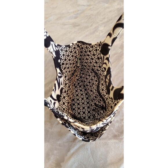 Vera Bradley Night & Day Side By Side Tote Large Cotton Shoulder Bag Hobo Bag - Picture 3 of 11